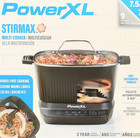 Power Xl Stirmax 7 5 Qt Multi-cooker With Auto Stir shred Paddle And 9 Presets  