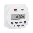 Dc 12v Digital Lcd Power Timer For Lighting Control 16a Programmable Switch