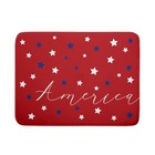 4th Of July Dish Drying Mats For Kitchen Counter Patriotic Red Large Mat