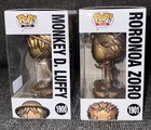 Exclusive Funko Pop Roronoa Zoro And Monkey D Luffy Bronze Statue Limited