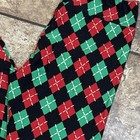 New Lularoe    vintage    Christmas Tc Leggings Tall Curvy Plaid Blk red green