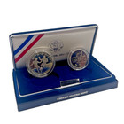 1994 Usa World Cup Commemorative Two-coin Proof Set Box Coa W  Silver Dollar