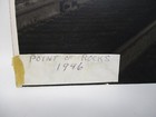 Vintage Railroad Train Photograph Point Of Rocks 1946 11x14