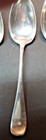 6  old English  American Silver Co   international  Oval 7 1 4  Soup Spoons