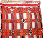 Antique Khorjin Double Bedouin Saddlebags C1920 Middle Eastern Rug 2pc Geometric