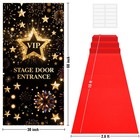 Red Carpet Runner For Party 2 6 X 15 Ft Prom Decoration Not Slip Red Aisle Rug V