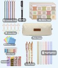 Bible Study Supplies Journaling Kit With Tabs And Highlighter  Pen Case  Book   
