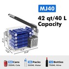 40l Portable Refrigerator Freezer Electric Cooler For Camping Truck Travel Suv