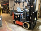 2021 Toyota 5000 Lb Electric Forklift With Ss And Quad Mast