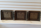 Lot Of 3 Vintage Wall Heat Register Grates For 10  X 8  Vent  13-1 2 x11-1 2 