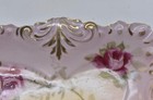 Rs Prussia Fleur-de-lys Mold Hp Dresser Tray 11 75    X 7 75    Pink Roses Red Mark