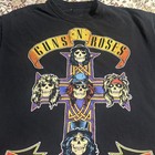 Vintage Guns N  Roses Appetite For Destruction Black T-shirt Size L Cross Tee