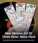 Rifle Scope Ruler Scope Click Calculator  three-ruler Combo Value Pack 
