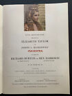1963  cleopatra  Souvenir Movie Program Book - Elizabeth Taylor  Richard Burton