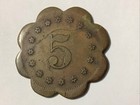 Centralia  Illinois  G  Gollmer Saloon 1890s Listed Trade Token
