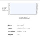 Oversized Red Plaid Tartan Blanket Scarf Shawl Wrap   Winter Warm Soft Fringe