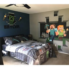 Mc Usb Rechargeable Led Night Light Kids Cartoon Bedside Lamp 7 Color Changing