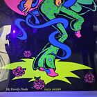 Vtg Rolling Stones Mick Jagger Blacklight Poster 35x23  105 W  Glitter Framed