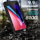 Waterproof Case For Apple Iphone 7   8 Plus Shockproof Dirtproof Series Cover