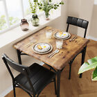 Dining Table Set Dining Room Table Set With 2 Upholstered Chairs For Small Space