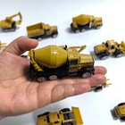 Construction Vehicle Toy Set With Crane Truck Excavator Tractor Parking Playset