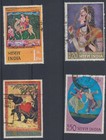 India Stamps 1971-1973 Sg653 684  686 688 Used Cv   26 3