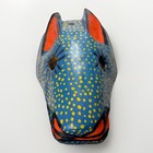 Handcrafted Guatemalan Mask  antigua Guatemala  Kitchy Colorful Spotted Cat