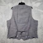 Chef Works Vest Mens Xl Gray Fairfax Button Front Urban Collection Nwt