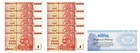 10 X Zimbabwe 50 Billion Dollar Banknotes 2008 circulated Bundle Coa  Authentic