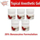 10x Dental Topical Anesthetic Gel 20  Benzocaine 1oz Jar  Exp 06 28  Strawberry