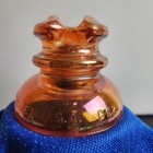 Vintage Corning Pyrex 662 Glass Insulator Cd 235 Marigold Carnival Standard Glow