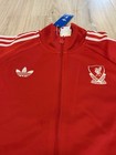 Adidas Fifa Liverpool Lfc Red Og Originals Fire Track Suit Set Top Bottom Bird