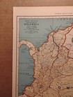 1940 Vintage Colombia Map Antique Old From Collier s World Atlas   Gazetteer