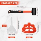 Dgsl Tile Leveling System 1 8  500 Pcs Tile Spacers 200 Pcs Red Cap Professional