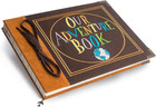 Our Adventure Book Photo Album Scrapbook Wedding Scrap Book With Sewn Words F   
