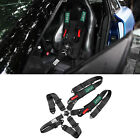 5 Point Racing Harness Camlock Quick Release Safety Seat Belt Black Atv Utv