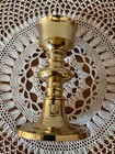 Vintage Polished Brass Candlestick Holder 5 Inches Traditional Classic Design