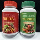 Fruits And Veggies Daily Supplement Balance    Of Nature-180 Capsules  Exp 02 27 