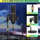 G9 Mixer Podcast Bundle  Condenser Mic  Cables  Pop Filter  Recording Package