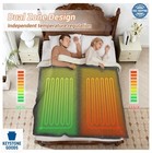 Heated Electric Blanket King Size 90x100 Inch Dual Control 10 Heat Levels