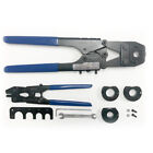 Pex Crimp Crimper Tool Kit With Decrimper For Pex Pipe  3 8   1 2   5 8    3 4 