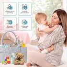 2-pack Portable Diaper Caddy Organizers    baby Nursery   Travel  Baby Gift Basket