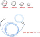 Parrot Flying Rope Lightweight Bird Harness Leash With Foot Ring