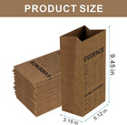 25 Pack Crime Scene Paper Evidence Bag For Receipts  9 45   5   3 Inch Paper