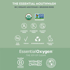 Essential Oxygen Certified Br Organic Brushing Rinse Natural Mouthwash
