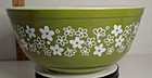 Vintage Pyrex Spring Blossom Crazy Daisy Nesting Mixing Bowl 403 Excellent