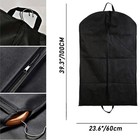 Suit   Garment Bag Dress Cover storage travel Bag Dust Proof Breathable Black