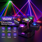 4-arm Party Laser Rgbw Led Moving Head Light Disco Party Dj Stage Lighting Beam