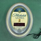 Vintage Michelob Ultra Beer Bar Clock Light Sign 21   x16   x5    Great Condition