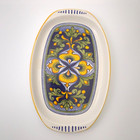   nice   Mint Condition Nova Deruta Italy Serving Tray Platter Plate Art Pottery